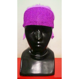Glitter Hijab Bonnet Cap-Magenta